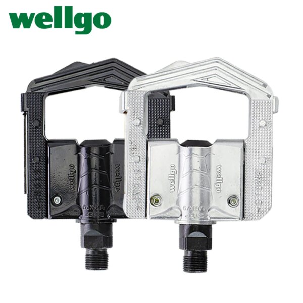 Pedales plegables Wellgo F265 para bicicleta de montaña, piezas de bicicleta con Pedal plegado de aluminio y carretera