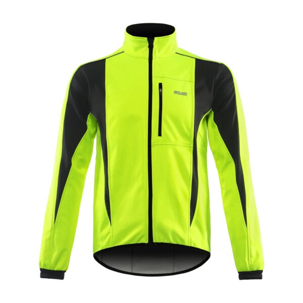 Chaqueta de ciclismo de invierno cálida, ropa de abrigo transpirable para bicicleta, chaqueta de ciclismo impermeable a prueba de viento, ropa para bicicleta de montaña, ropa deportiva