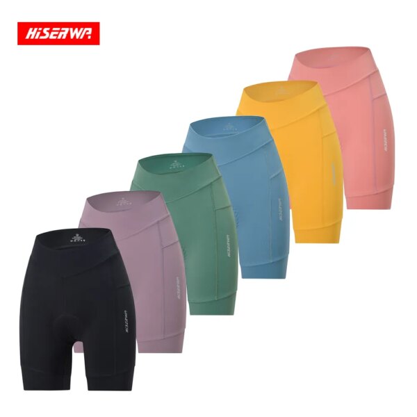 Pantalones cortos acolchados para ciclismo para mujer, ropa interior transpirable de verano a prueba de golpes, mallas cortas para bicicleta de montaña y carretera, ropa para montar en descenso