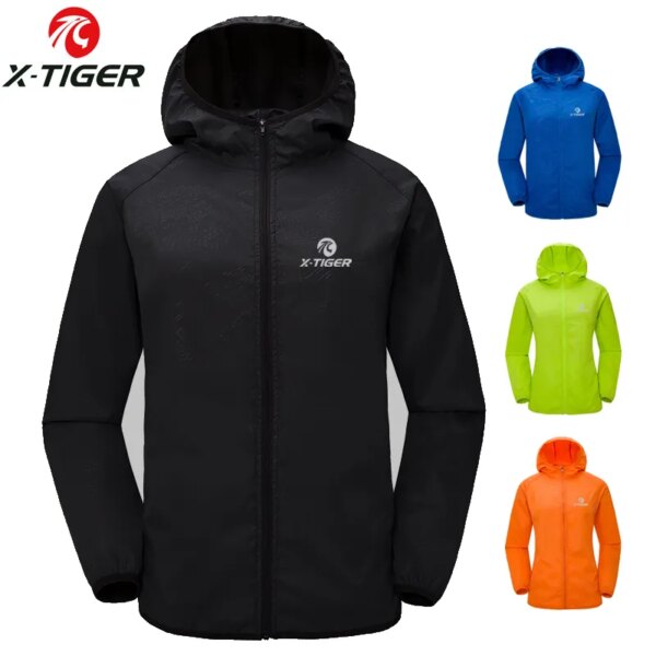 X-TIGER 4 colores MTB ciclismo Jersey chaqueta multifunción impermeable a prueba de viento TPU impermeable bicicleta ropa de protección solar