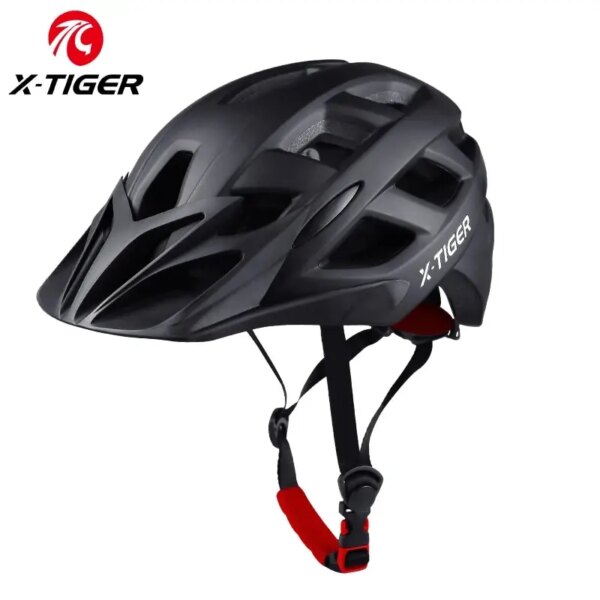 Casco de bicicleta para exteriores X-TIGER, casco de bicicleta de montaña moldeado integralmente, casco de ciclismo de carreras ultraligero, equipo de ciclismo