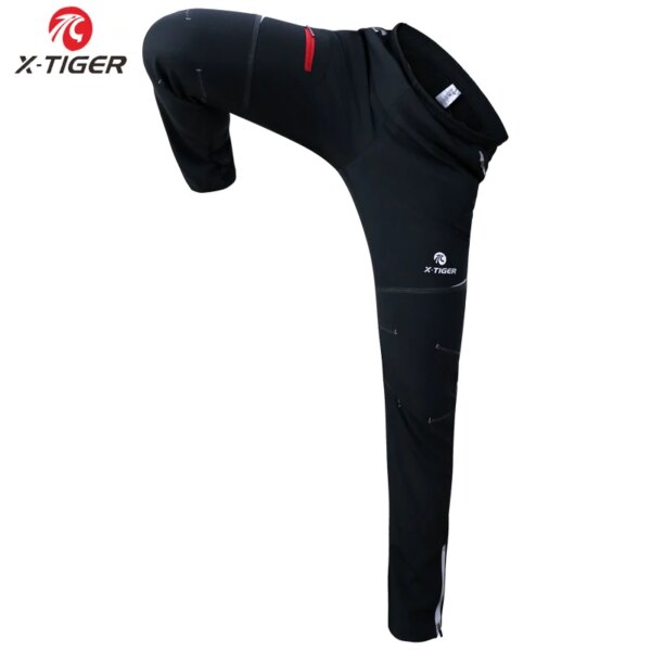 X-TIGER a prueba de viento Otoño Invierno pantalones deportivos Bicicleta Ciclismo pantalones Ciclismo Bicicleta ropa al aire libre calidez montar negro