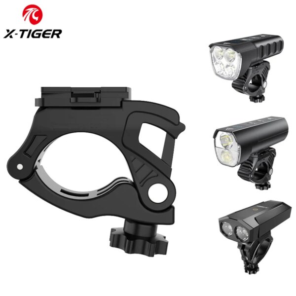 Soporte de luz de bicicleta x-tiger para accesorios de bicicleta QD-1101/QD-1001/QD-0901 (no incluye luces de bicicleta)