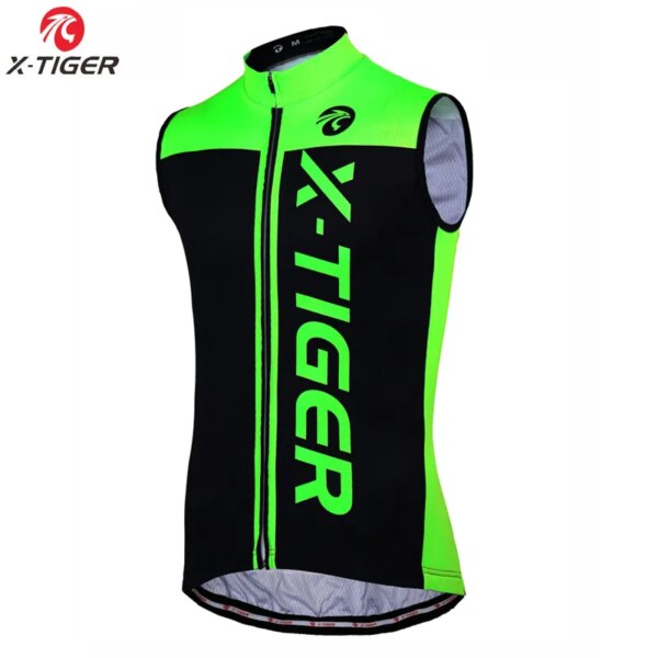 X-tiger verano sin mangas Ciclismo Jersey chaleco MTB bicicleta Jersey Ropa Ciclista Hombre Maillot Ciclismo Ropa de bicicleta de carreras