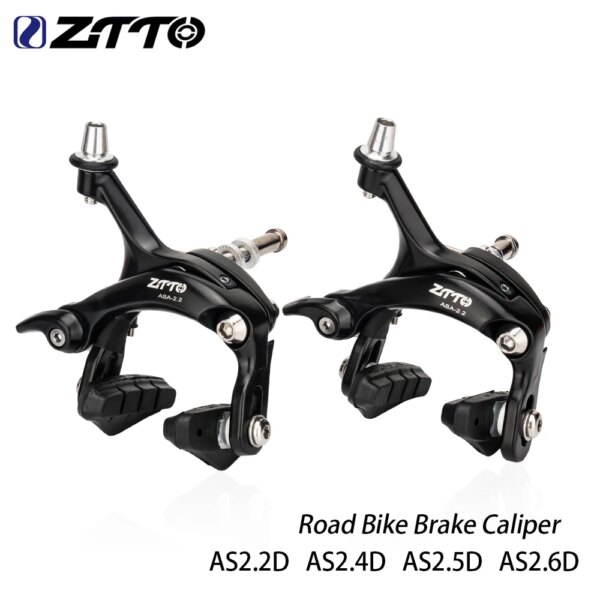 ZTTO AS2.2D AS2.4D AS2.5D-C AS2.6D pinza de freno de bicicleta de carretera pinzas de doble pivote freno delantero trasero de bicicleta 1 par