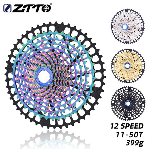 ZTTO MTB 12 velocidades 11-50 Cassette HG estándar 11-46T 12v k7 ultraligero totalmente de acero ligero 12s piñón de 12 velocidades Ultimate