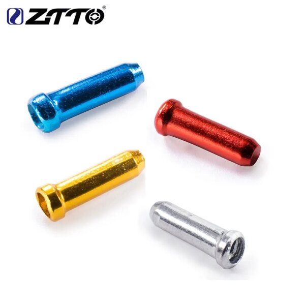 ZTTO-tapas de extremo de Cable interior para bicicleta de montaña, 50 Uds., puntas de Cable de palanca de cambios, accesorios para bicicleta