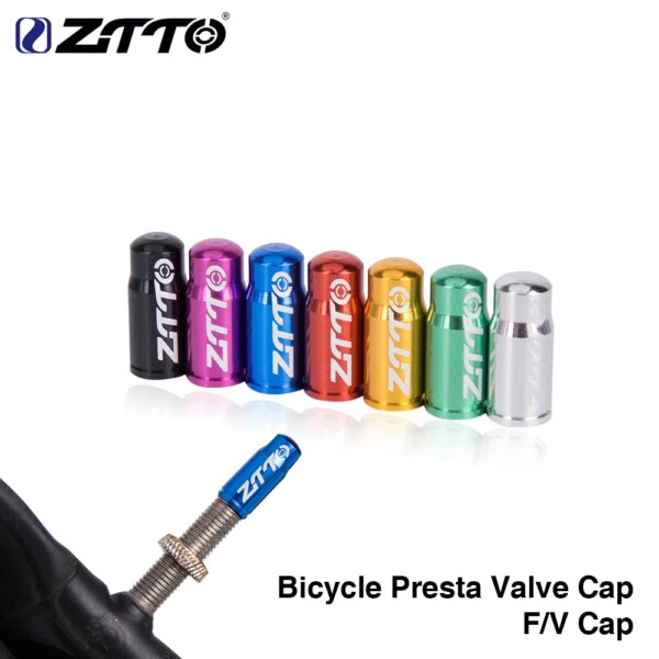 ZTTO-tapas de válvula Presta para bicicleta de montaña, tubo interior de neumático F/V, cubierta a prueba de polvo, piezas de bicicleta