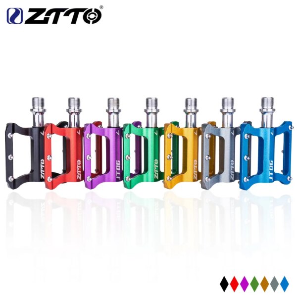 ZTTO-pedales ultraligeros para bicicleta de montaña y carretera, rodamientos CNC, clavos antideslizantes, piezas ligeras para ciclismo BMX