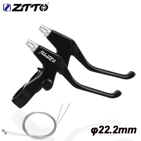 ZTTO Universal MTB bicicleta de carretera palanca de freno V freno manija freno 22,2mm bicicleta freno de disco hidráulico palanca de freno aleación de aluminio