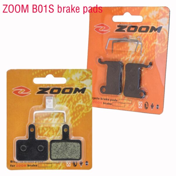 Pastillas de freno Zoom B01S para bicicleta de montaña, patinete eléctrico, pastillas de freno mecánicas de Metal para Shimano, pinza hidráulica para bicicleta de montaña