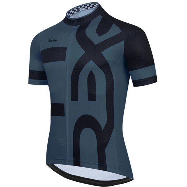 Camiseta de ciclismo gris 2024 Pro Team Raudax MTB Maillot bicicleta camiseta Jersey para descensos alta calidad Tricota ropa de bicicleta de montaña