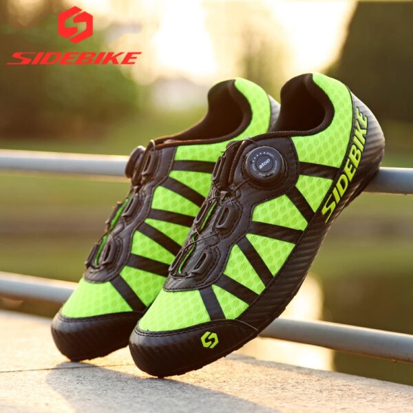 Sidebike mtb zapatos de bicicleta de montaña sin bloqueo ocio bicicleta de carretera zapatos de ciclismo hombres mujeres ultraligero 565g transpirable antideslizante