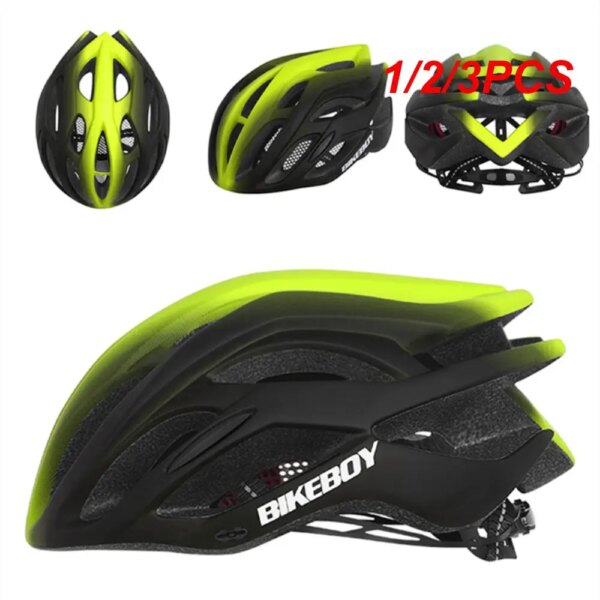 Casco de seguridad en ciclismo EPS ultraligero, gorros deportivos de bicicleta de carretera con red contra insectos, equipo para montar, 1/2/3 Uds.