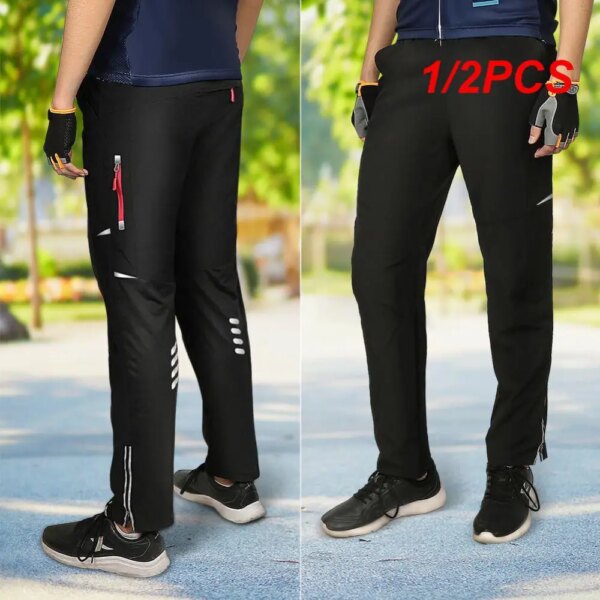 1/2 Uds pantalones de ciclismo pantalones para bicicleta de carretera pantalones largos de montaña pantalones de secado rápido ropa de primavera verano para hombres pantalones de ciclismo