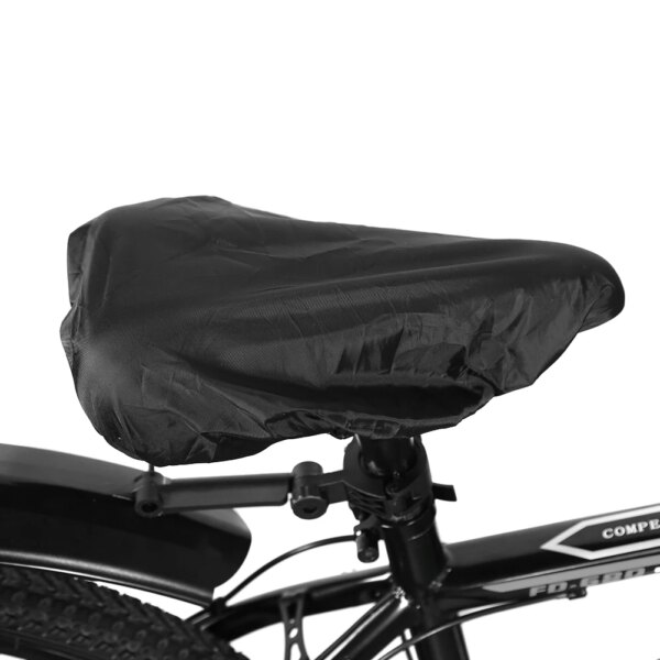 1/2pc asiento de bicicleta de carretera cubierta de lluvia impermeable resistente al polvo de silicona Protector de sillín de bicicleta de montaña accesorios de ciclismo al aire libre