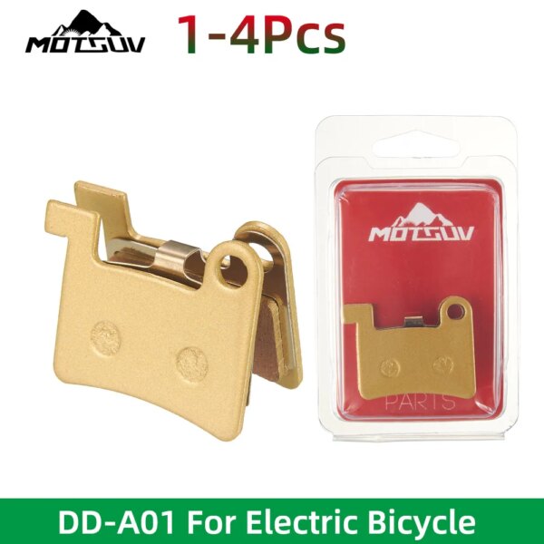 Pastillas de freno de disco de bicicleta eléctrica, 1-4 pares, totalmente metálicas a base de cobre, para batería de litio plegable Elida Suzuki