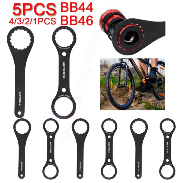 Llave de soporte inferior para bicicleta, herramienta de reparación de instalación de 16 muescas para Shimano BB51/BB52/BB70/BB71/RS500/MT500, 1-5 uds.