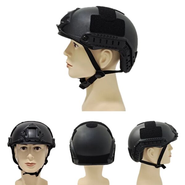 1 Uds. Casco táctico de alta calidad para juego de guerra de Paintball, casco táctico suave de aire militar, casco rápido