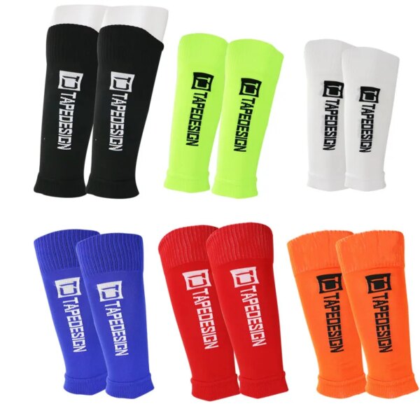 1 par de espinilleras de fútbol, ​​calcetines para adolescentes, almohadillas, escudos profesionales, mallas, espinilleras, mangas, equipo protector