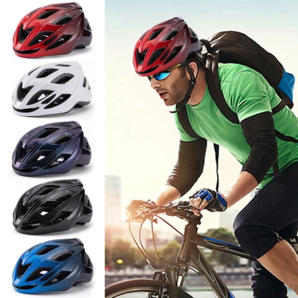 1 Uds casco de bicicleta casco de ciclismo ajustable integralmente moldeado casco de bicicleta transpirable ligero para monopatín bicicleta de equilibrio