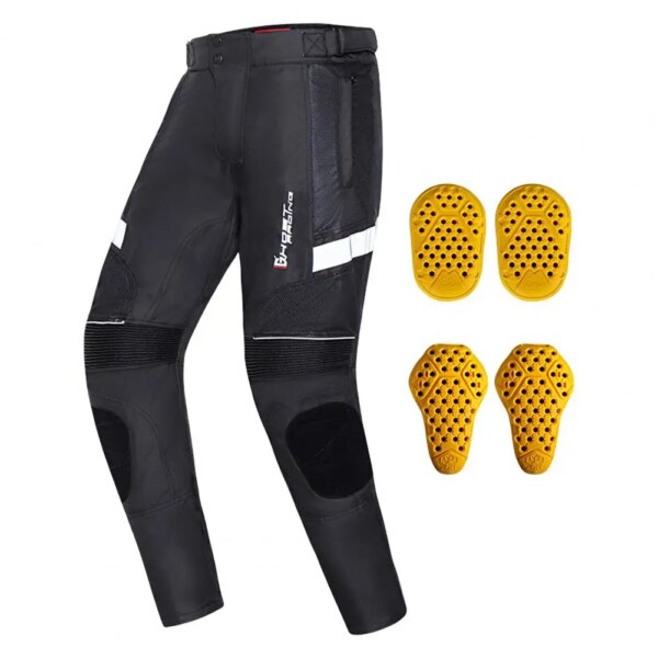 1 Juego de pantalones informales para motocicleta, pantalones de ciclismo que mantienen el calor, pantalones de ciclismo con cierre de botón