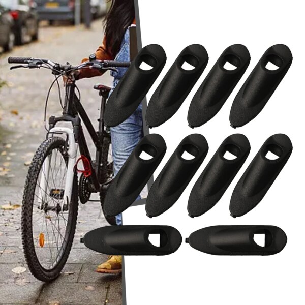 10 Uds. Abrazadera de tubo de Cable de bicicleta portátil y duradera, tubo de cambio de freno 10 Uds. Freno de abrazadera de tubo de Cable de bicicleta portátil y duradera