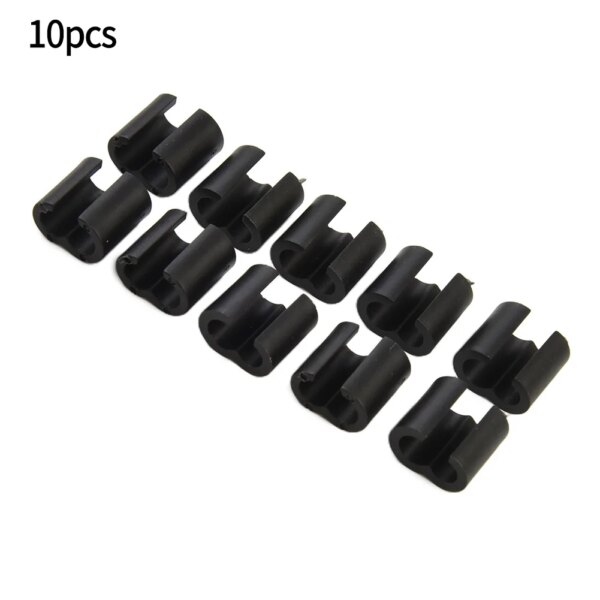 Clips de Base para Cable de freno de disco, accesorio de marco de manguera de guía de freno de disco hidráulico para bicicleta de montaña y carretera, 4mm, 10 Uds.