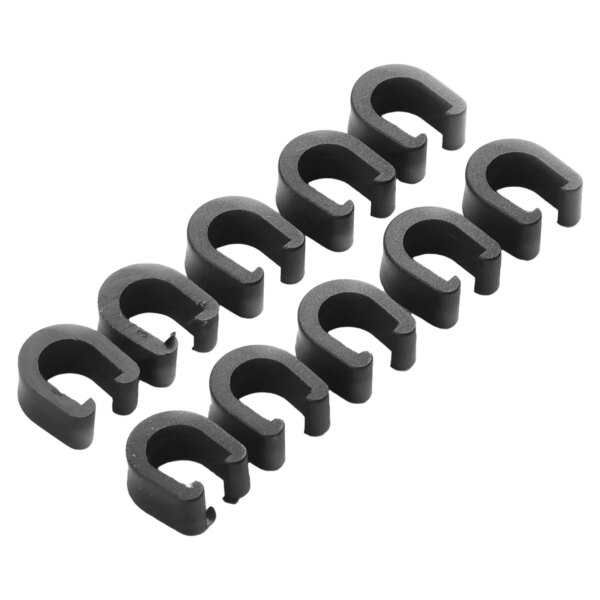 10 unids/pack hebilla de bicicleta hebilla de freno de bicicleta Cable de engranaje C-Clips hebilla tubo de fijación nueva práctica