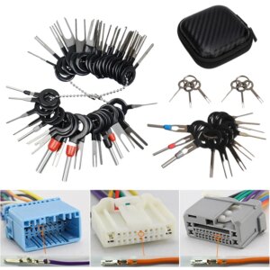 Herramientas de reparación de extracción de terminales de coche, pinza de presión para cables eléctricos, Kit Extractor de clavijas, extractores de enchufe automotriz, 11/18/26 Uds.