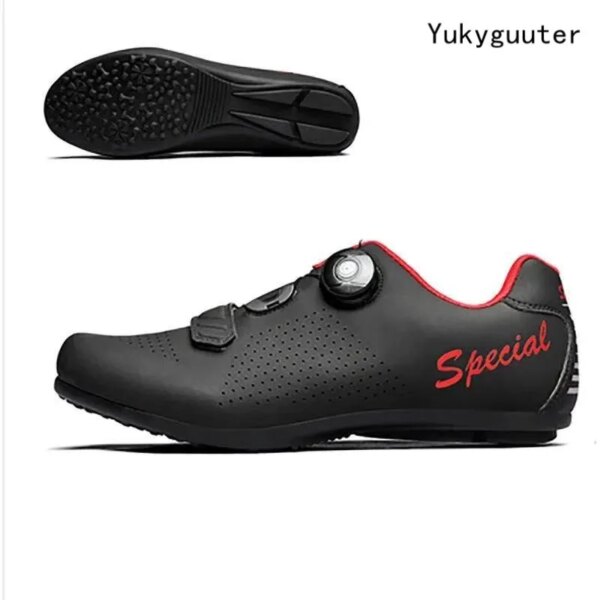 Zapatos profesionales para bicicleta de montaña, zapatillas de ciclismo MTB para hombre y mujer, calzado deportivo para carreras de velocidad en carretera