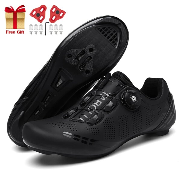 Zapatillas de ciclismo para hombre y mujer, zapatos planos para bicicleta de montaña, tacos de ruta SPD para Shimano, zapatillas de velocidad para bicicleta de carretera, zapatos para bicicleta de tierra