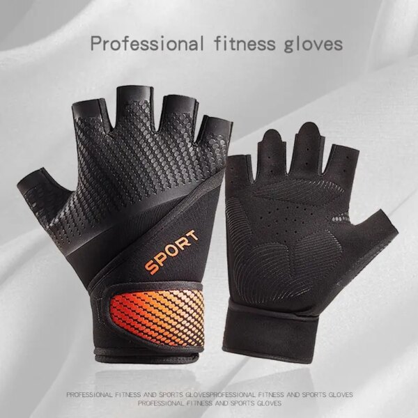 Guantes de gimnasio para hombre y mujer, guantes de levantamiento de pesas para Fitness, entrenamiento deportivo, ejercicio, deporte de ciclismo, guante de entrenamiento