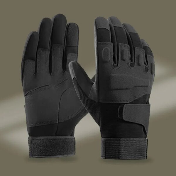 Guantes tácticos de dedo completo para motocicleta, guantes antideslizantes para bicicleta, ejército militar, tiro de Paintball, medio guante para ciclismo Airsoft