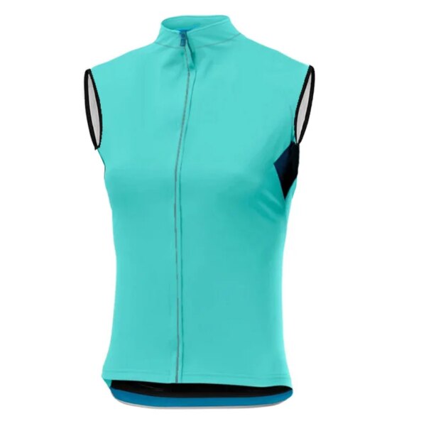 Chaleco de ciclismo para mujer, de secado rápido, transpirable, sin mangas, ciclismo, MTB, carretera, bicicleta de montaña, chaqueta de moda