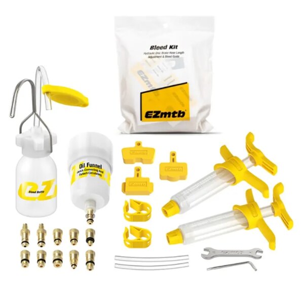 Kit de purga de aceite de frenos de bicicleta, herramientas para SHIMANO SRAM Avid MAGURA Series, disco hidráulico, herramienta de reparación de frenos de bicicleta de montaña y carretera