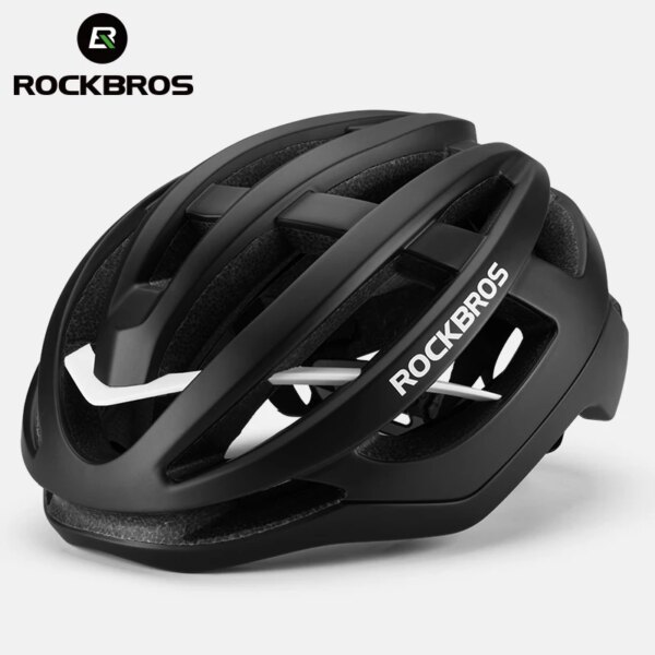 ROCKBROS-casco de bicicleta, transpirable, ultraligero, moldeado integralmente, Unisex, a prueba de golpes, ajustable, casco de bicicleta de carretera, equipo de ciclismo