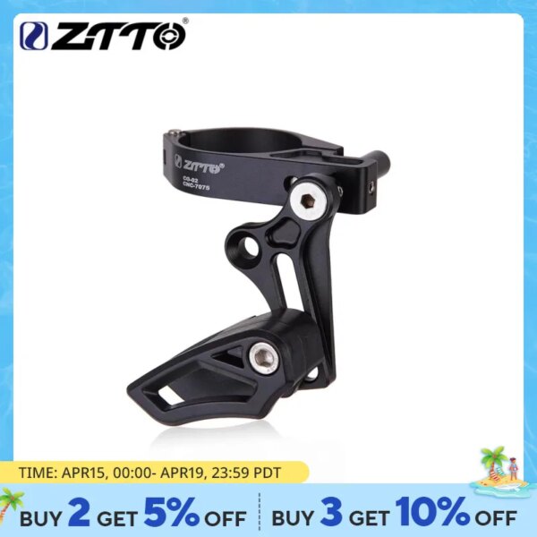 ZTTO guía para cadena de bicicleta CG02 31,8 34,9 abrazadera de montaje anticaída de cadena directa tipo E ajustable para bicicleta de montaña MTB 1X