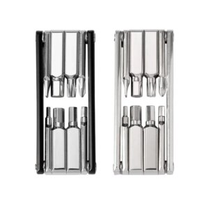 Kit de herramientas de reparación de bicicletas 8 en 1, herramienta de destornillador para bicicleta de montaña y carretera, llave hexagonal plegable para radios, juego de herramientas para bicicleta de montaña y carretera