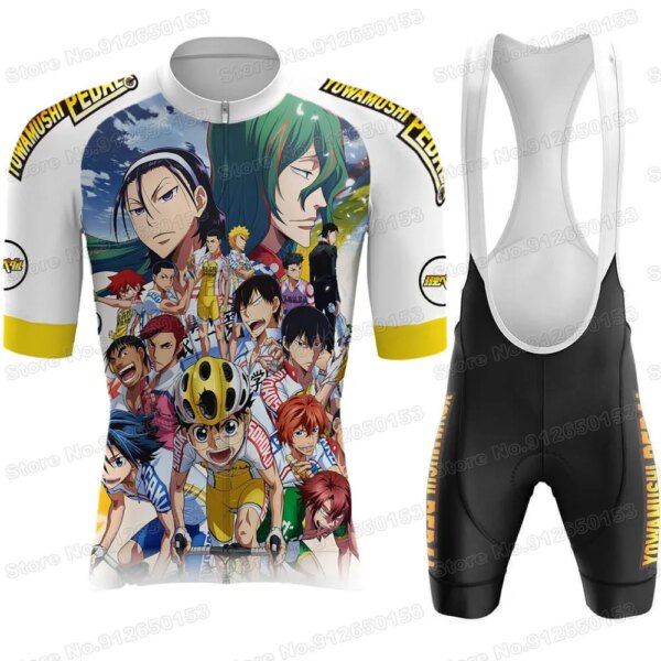 Yowamushi-Conjunto de Jersey de Ciclismo con Pedal, Ropa de Ciclismo de dibujos animados japoneses de Anime, camisetas para bicicleta de carretera, traje, Maillot de Ciclismo de montaña, 2022