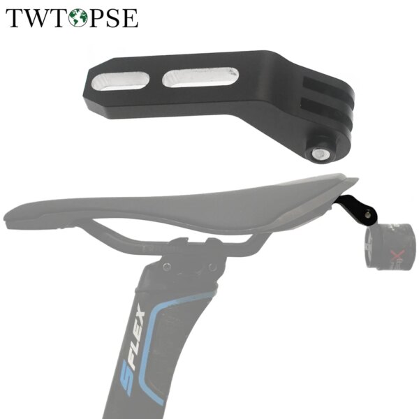 TWTOPSE-soporte para cámara de luz trasera de bicicleta, para sillín Shimano PRO, TURNIX FALCON STEALTH GRIFFON, apto para soporte de bicicleta Gopro