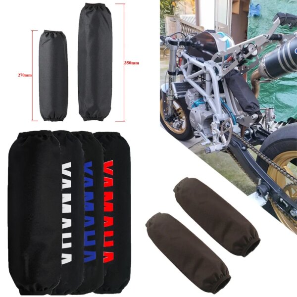 Protector de suspensión de amortiguador trasero Universal para KT Yamaha Dirt Bike 27 35cm cubierta de protección motocicleta ATV Quad Scooter