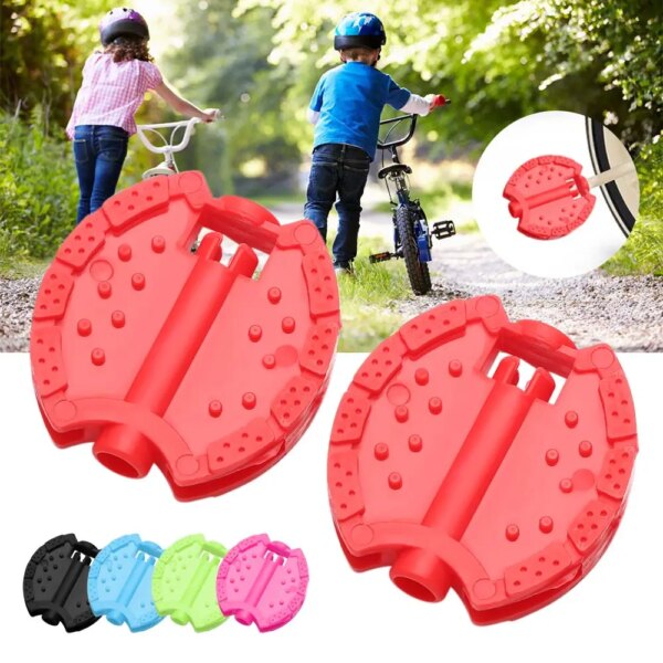 Pedales antideslizantes de plástico para bicicleta de montaña, accesorios de repuesto para bicicleta de montaña, herramientas de ciclismo para niños, triciclo para bebé, 1 par