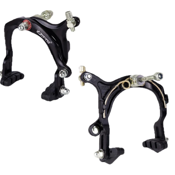 1 par ZTTO aleación de aluminio antienvejecimiento freno lateral de bicicleta C pinzas llanta abrazadera de brazo largo para pinzas de bicicleta de carretera llanta abrazadera de brazo largo