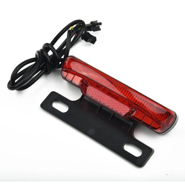 Luz trasera para bicicleta eléctrica, lámpara trasera de advertencia de seguridad para bicicleta eléctrica, película protectora para accesorios de Ciclismo de Carretera de montaña, 36-60V, 1 ud.