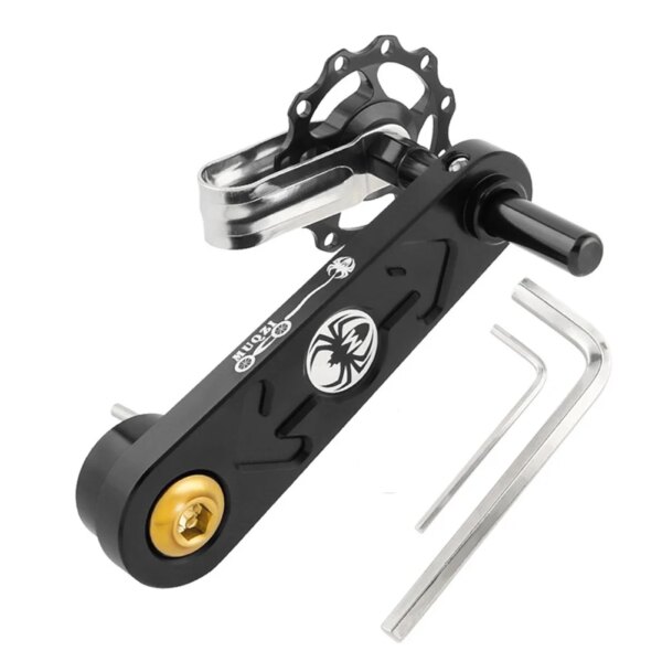 Tensor de cadena de marcha única para bicicleta de montaña, adaptador de guía de cadena única para estabilizador de cadena de bicicleta, Protector, accesorios para ciclismo, 1 ud.