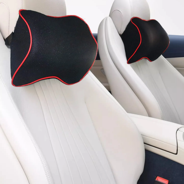 1 Uds., accesorios para almohadas para reposacabezas de cuello de coche, cojín, soporte para cabeza de asiento de coche, Protector de cuello, asiento de automóviles, descanso del cuello, memoria de algodón