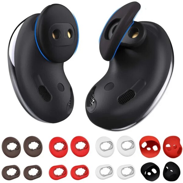 2/3 pares de adaptadores de silicona, puntas de repuesto para auriculares Samsung Galaxy Buds Live, accesorios, puntas de auriculares de goma