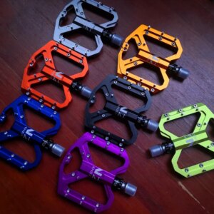 Pedales antideslizantes para bicicleta de montaña, plataforma, pedales planos de aleación, 9/16 \, novedad de 2020