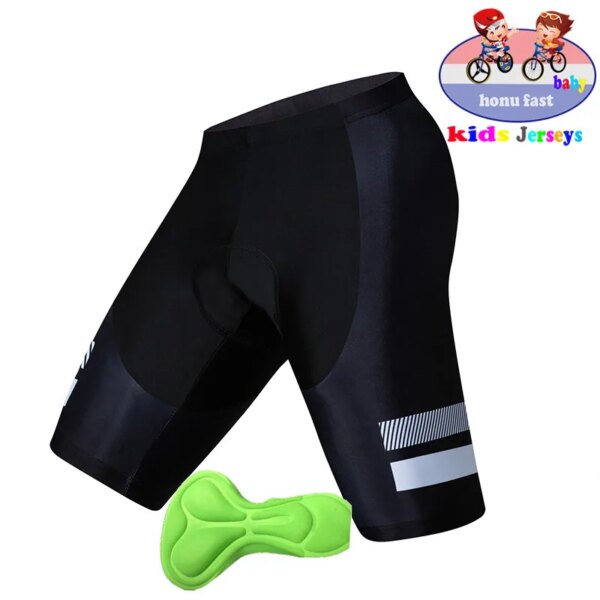 Pantalones cortos de bicicleta para niños, cómodos pantalones cortos con cojín 3D de esponja, de alta calidad, para verano, 2021